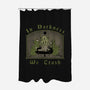 In Darkness We Trash-none polyester shower curtain-pigboom