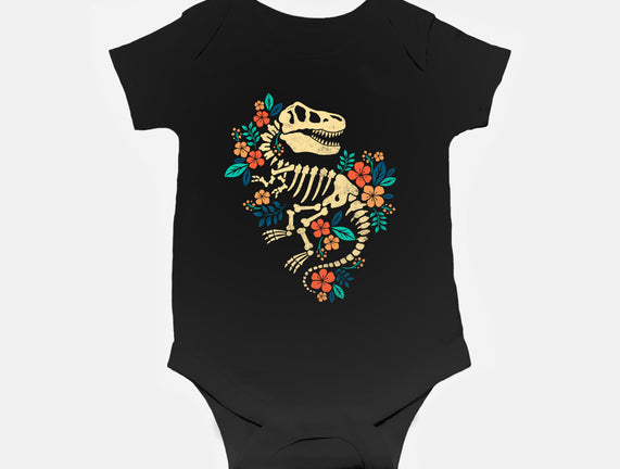 Flowered Dinosaur Fossil