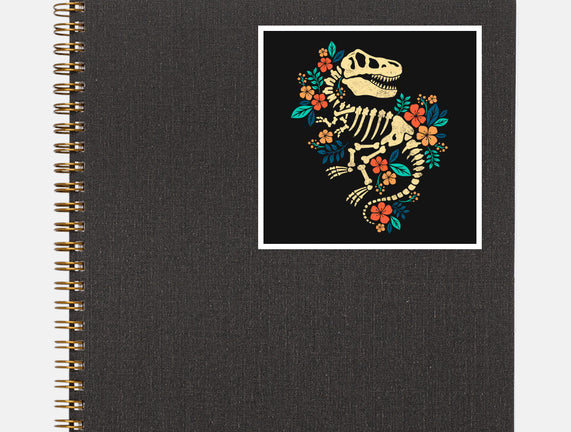 Flowered Dinosaur Fossil