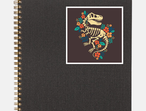 Flowered Dinosaur Fossil