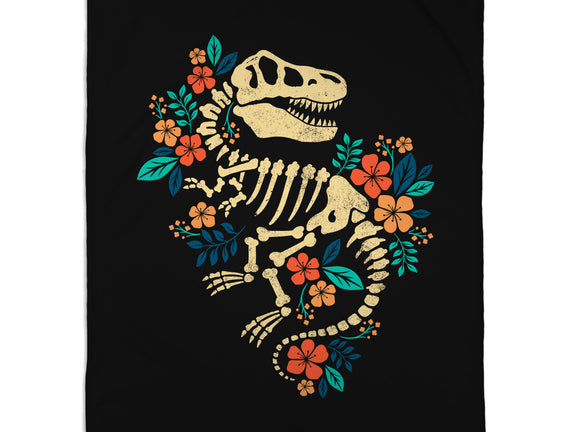 Flowered Dinosaur Fossil