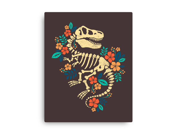 Flowered Dinosaur Fossil