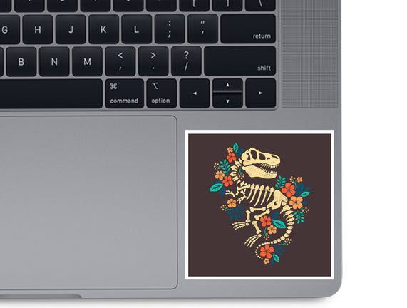 Flowered Dinosaur Fossil