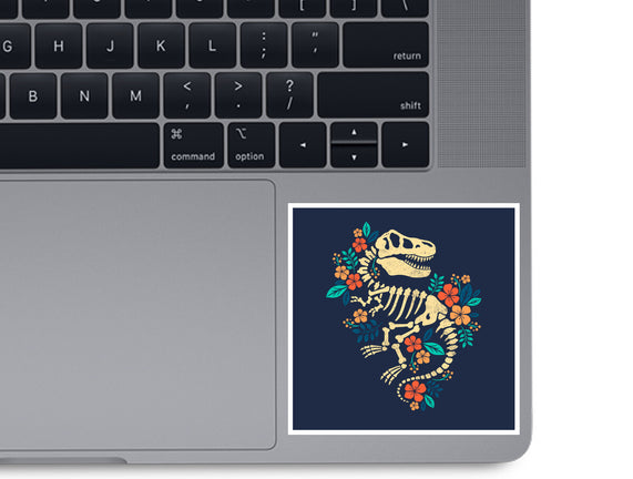 Flowered Dinosaur Fossil