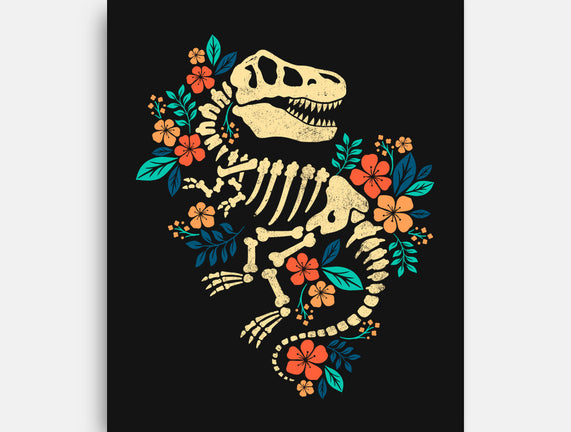 Flowered Dinosaur Fossil