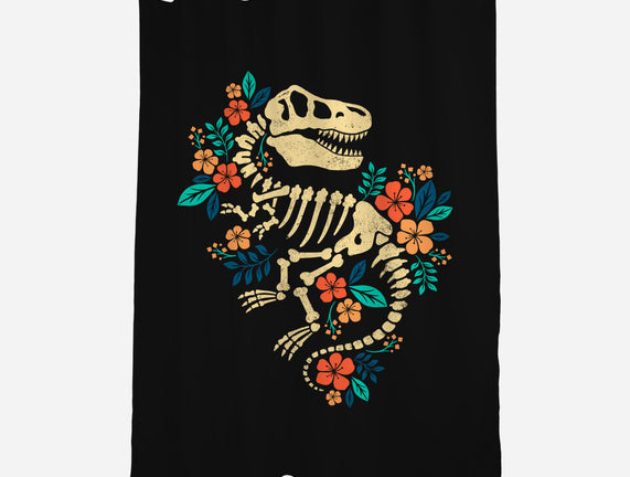 Flowered Dinosaur Fossil