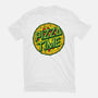 Cowabunga! It's Pizza Time!-mens basic tee-dalethesk8er