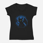 Night Fury-womens v-neck tee-Digital Magician