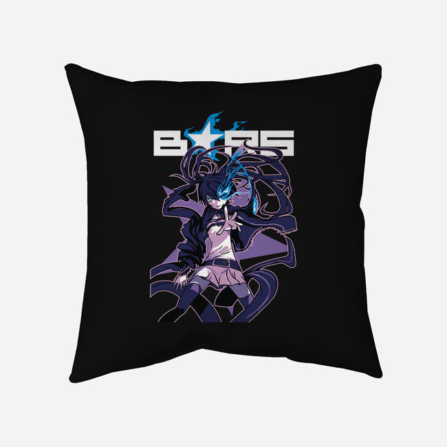 Black Rock Shooter-none removable cover throw pillow-Corndes