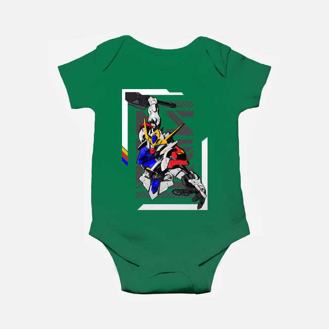 Gundam Barbatos Lupus-baby basic onesie-Pakyu Pashion