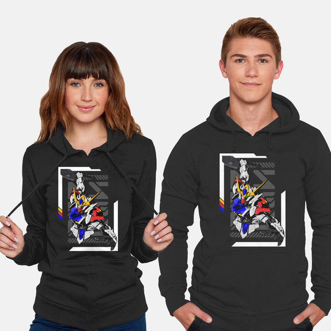 Gundam Barbatos Lupus-unisex pullover sweatshirt-Pakyu Pashion