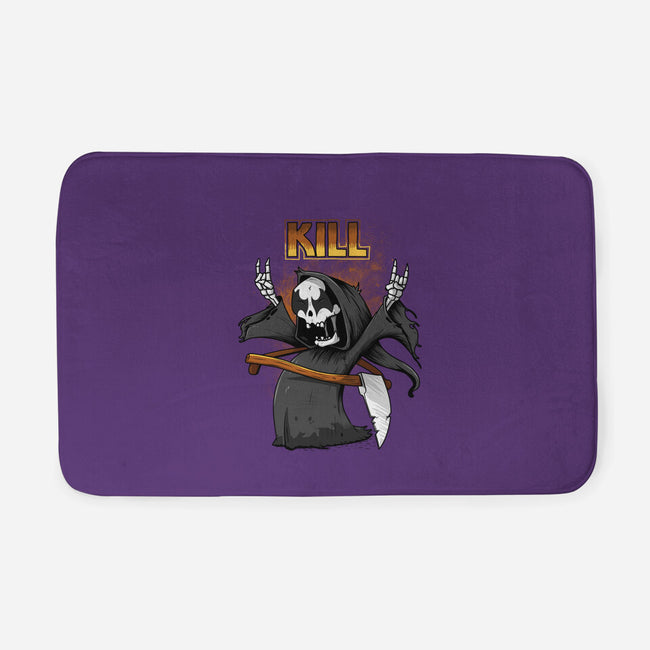 Kiss And Death-none memory foam bath mat-ducfrench
