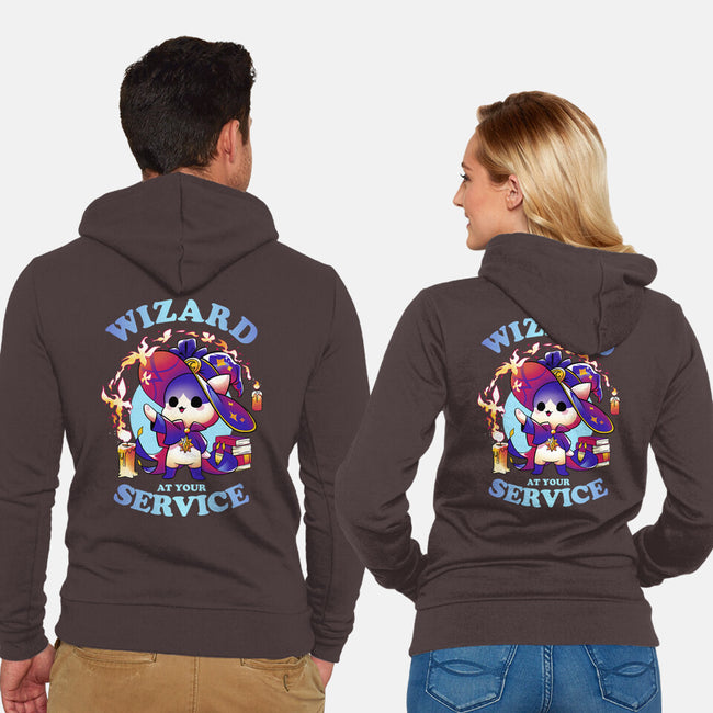 Wizard's Call-unisex zip-up sweatshirt-Snouleaf