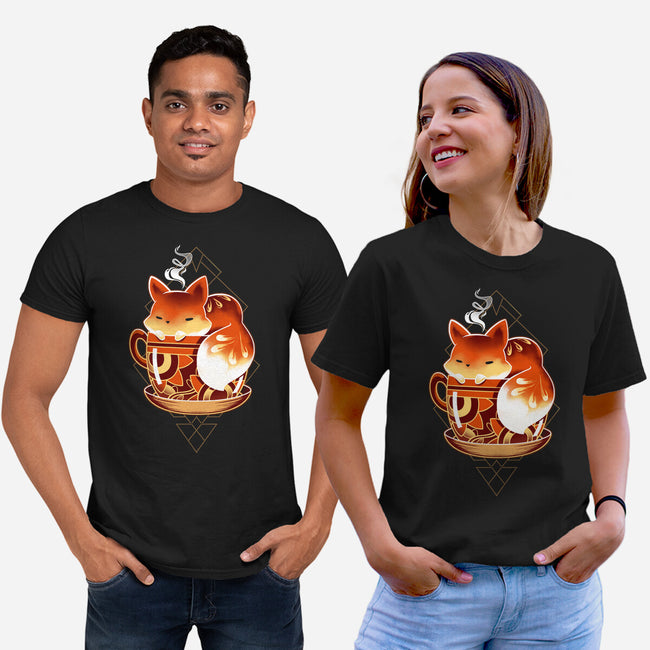 Cup Of Fox-unisex basic tee-Snouleaf