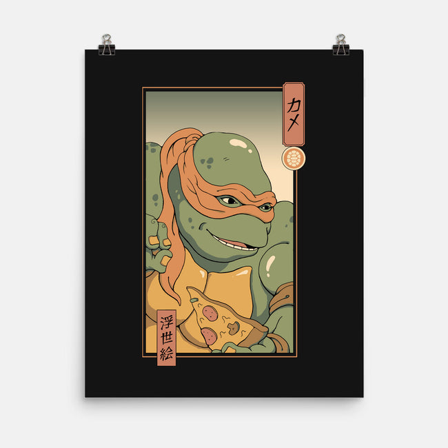 Orange Kame Ninja-none matte poster-vp021