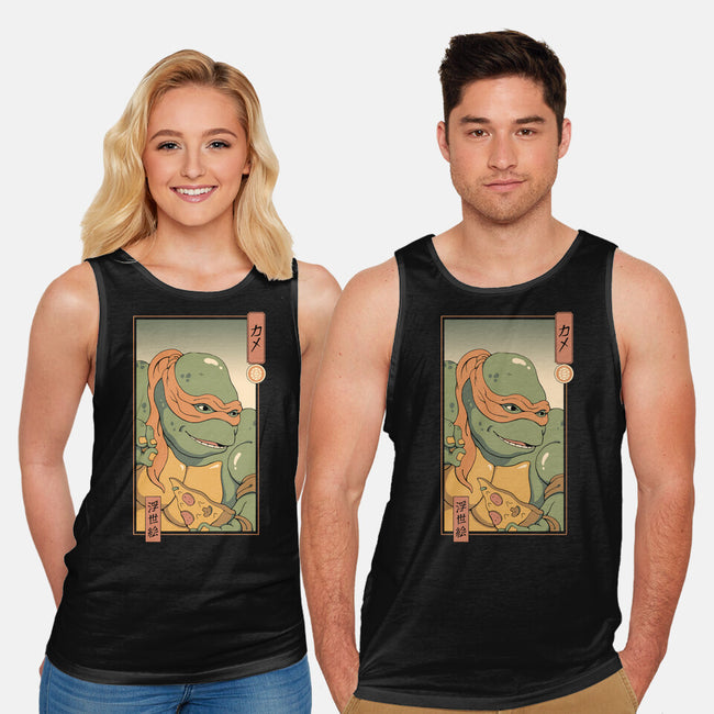 Orange Kame Ninja-unisex basic tank-vp021