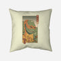 Orange Kame Ninja-none removable cover w insert throw pillow-vp021