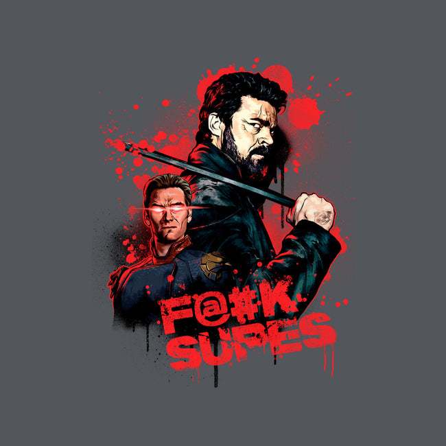 F Supes-none stretched canvas-Conjura Geek