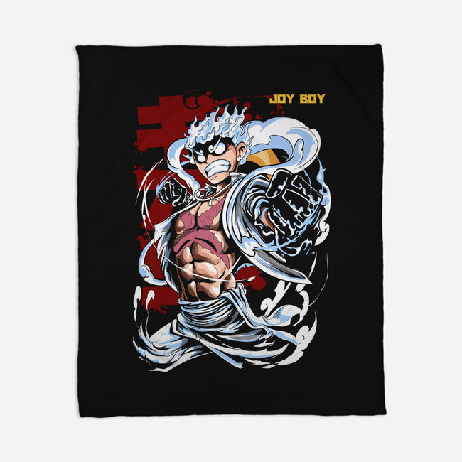 Joy Boy Over Power-none fleece blanket-Nihon Bunka