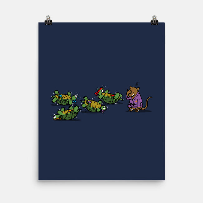 Turtle Training-none matte poster-Boggs Nicolas