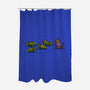 Turtle Training-none polyester shower curtain-Boggs Nicolas
