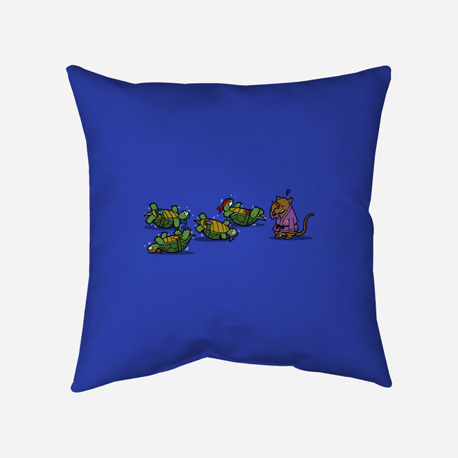 Turtle Training-none removable cover throw pillow-Boggs Nicolas