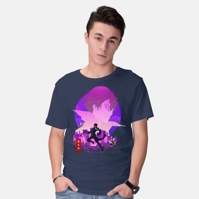 The Phantom Protagonist-mens basic tee-bellahoang