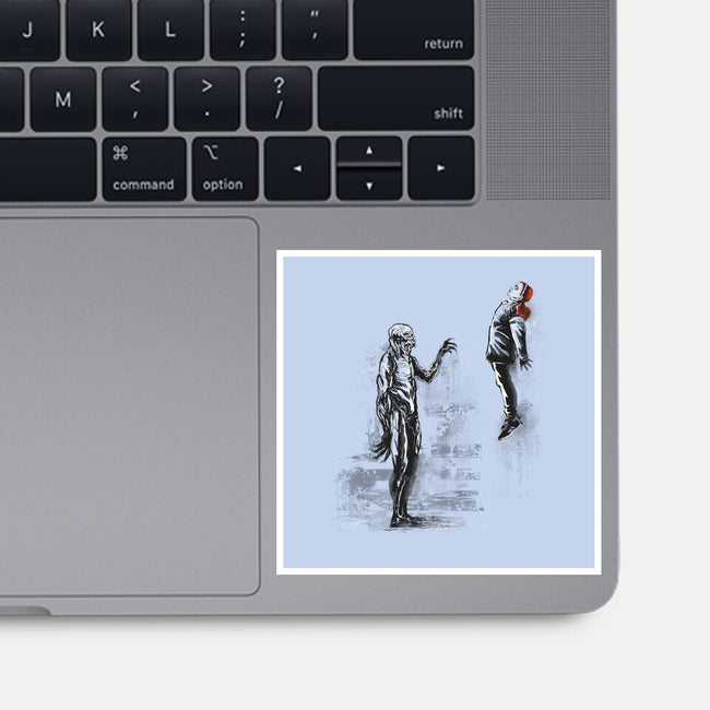 Stranger Wall-none glossy sticker-zascanauta