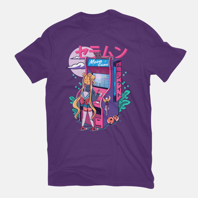 Moon Game-mens basic tee-Conjura Geek