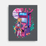 Moon Game-none stretched canvas-Conjura Geek