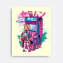 Moon Game-none stretched canvas-Conjura Geek