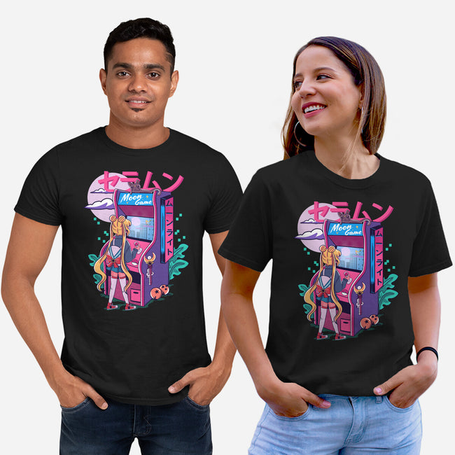Moon Game-unisex basic tee-Conjura Geek