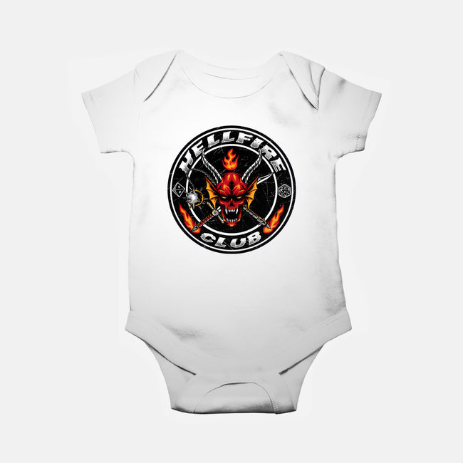 Hellfire Badge-baby basic onesie-spoilerinc