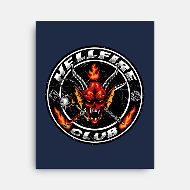 Hellfire Badge-none stretched canvas-spoilerinc