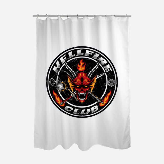 Hellfire Badge-none polyester shower curtain-spoilerinc
