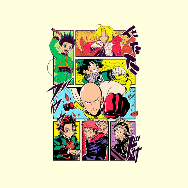 Shonen Characters-none removable cover w insert throw pillow-Bellades