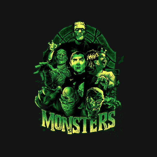 Monsters-mens premium tee-Conjura Geek