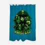 Monsters-none polyester shower curtain-Conjura Geek
