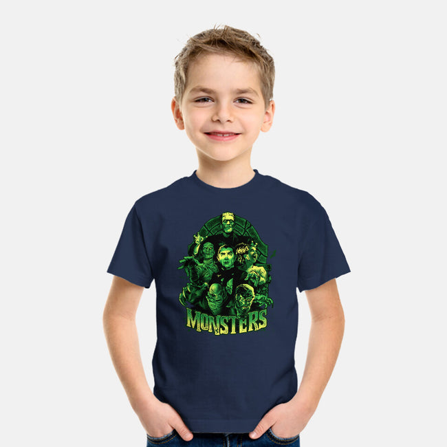 Monsters-youth basic tee-Conjura Geek
