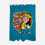 Pizza Boy-none polyester shower curtain-Olipop