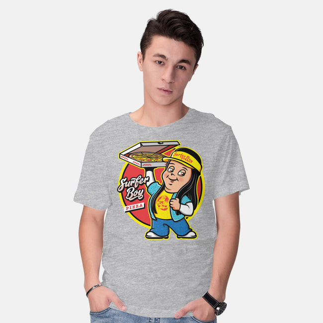 Pizza Boy-mens basic tee-Olipop