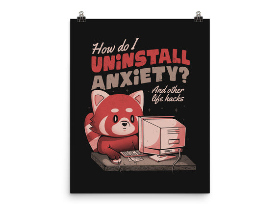 How Do I Uninstall Anxiety