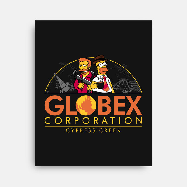 Globex Corp-none stretched canvas-se7te