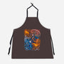 Fire And Thunder-unisex kitchen apron-alanside