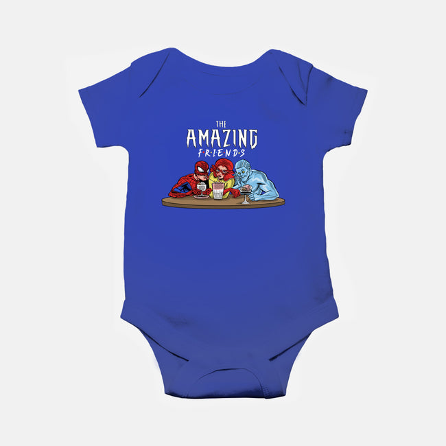 The Amazing Friends-baby basic onesie-zascanauta