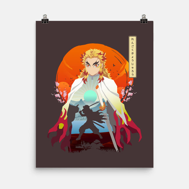 Kimetsu No Yaiba-none matte poster-rondes
