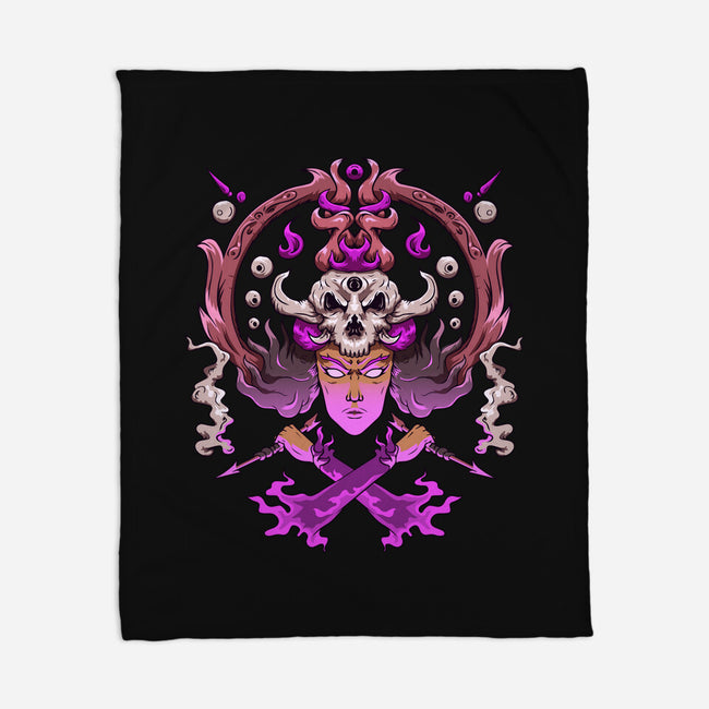 Woman Warrior-none fleece blanket-Wahyu Azizi