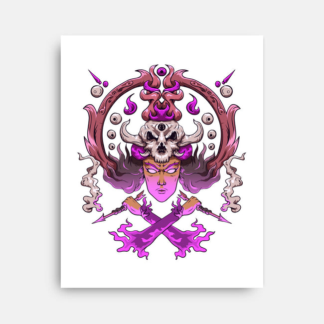 Woman Warrior-none stretched canvas-Wahyu Azizi