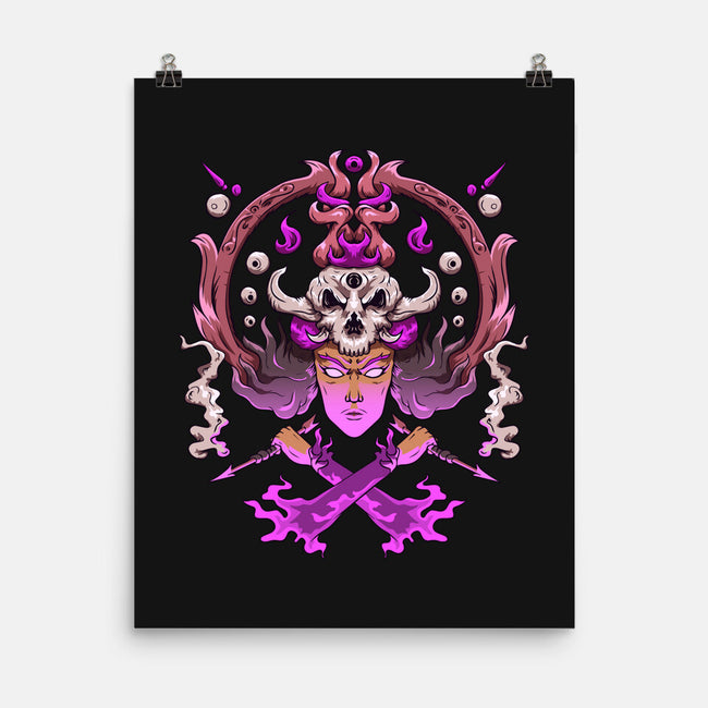 Woman Warrior-none matte poster-Wahyu Azizi