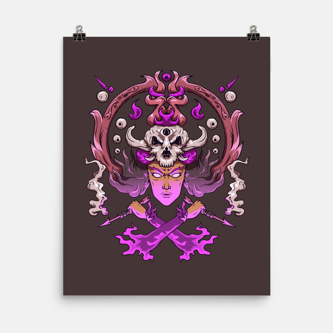 Woman Warrior-none matte poster-Wahyu Azizi